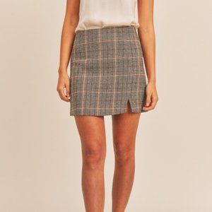 Plaid Mini Skirt